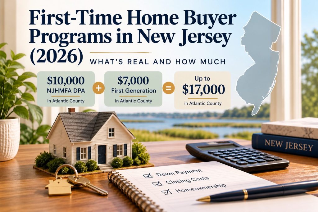 First-time home buyer programs in New Jersey for 2026 with NJ down payment assistance information